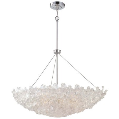 Bella Fiori Chrome Bowl Pendant