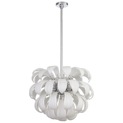 Chrome Seven-Light Pendant