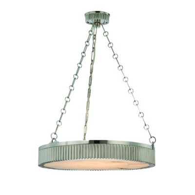 Polished Nickel Five-Light Pendant