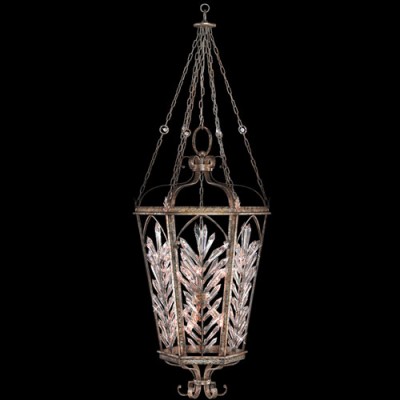 Winter Palace 10-Light Pendant in Warm Antiqued Silver Finish