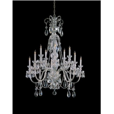 Polished Chrome Five-Light Chandelier