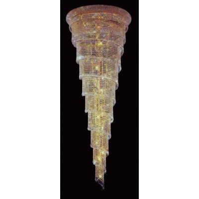 Entryway chandelier / foyer spiral crystal chandelier 