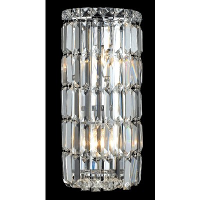 4 Lights crystal wall sconce