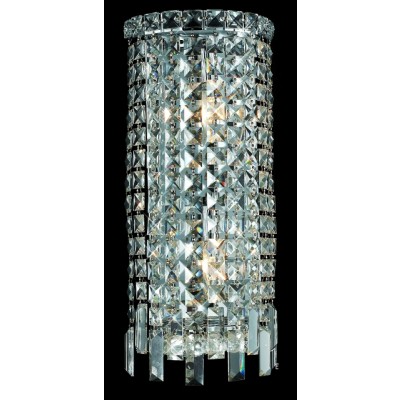 4 Light crystal wall sconce. 