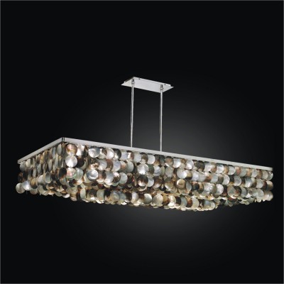 Montego Bay Chrome 52-Inch Island Pendant