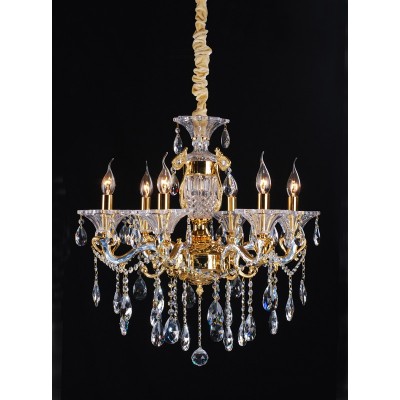 Gold plated traditional crystal Chandelier