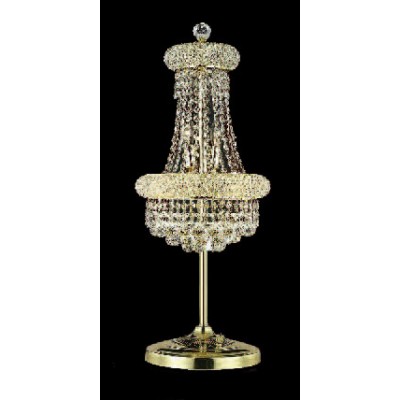 6-light table lamp in gold finish 