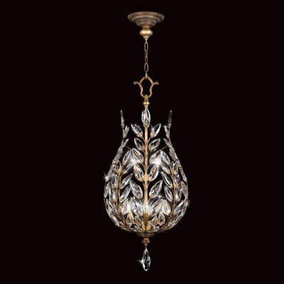 Crystal Laurel Gold Six-Light Lantern