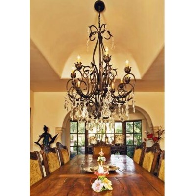  Ten-Light Chandelier