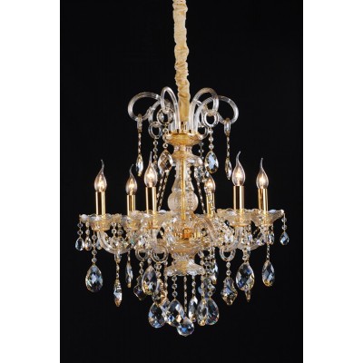 Gold plated traditional crystal Chandelier