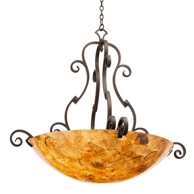 Ibiza Antique Copper Six-Light Pendant