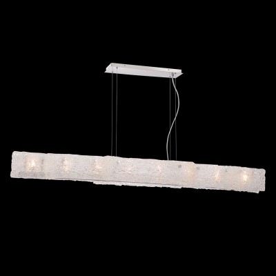 Caramico Chrome 9-Inch Eight-Light Pendant