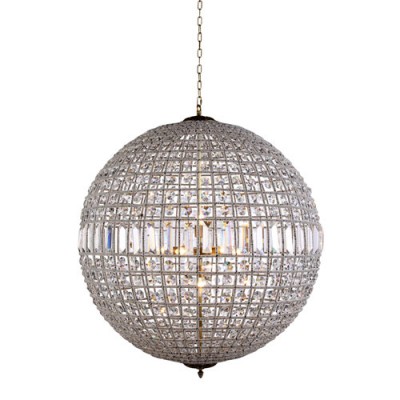 Olivia French Gold Eight-Light Pendant