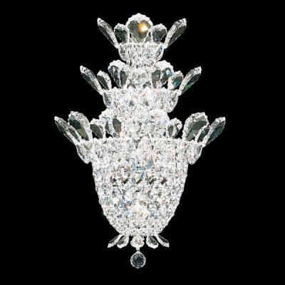 4 Light Trillane Wall Sconce in polished chrome finish