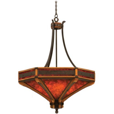 Aspen 36-Inch Iron Ring Pendant