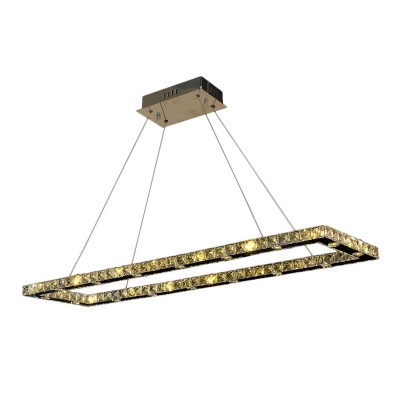 Corp Galaxy Polished Chrome Thirty-Two Light LED Pendant