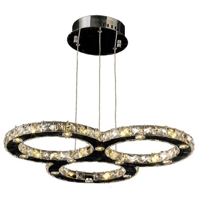 Corp Galaxy Polished Chrome Twenty-Four Light LED Pendant