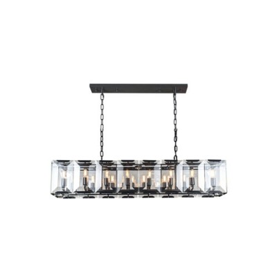Monaco Matte Black 13-Inch 16-Light Pendant