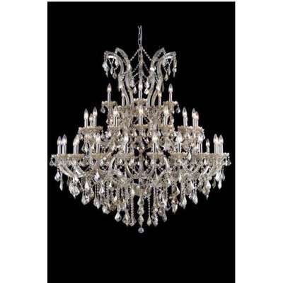Golden Teak 41 Light 54-in Chandelier