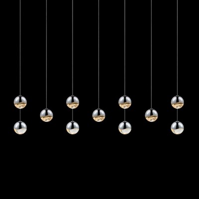 Polished Chrome 11-Light LED Pendant