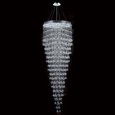 Corp Icicle 16-Light Chrome Finish with Clear-Crystals Chandelier