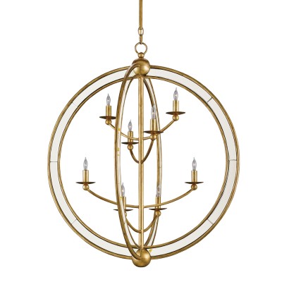 Gold Granello Eight-Light Pendant