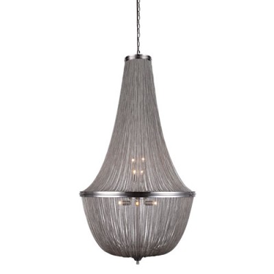 Paloma Pewter 30-Inch 10-Light Chandelier