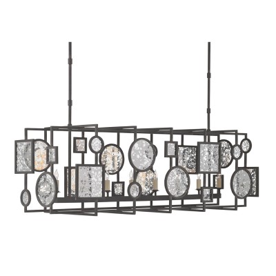 Blacksmith Eight-Light Linear Pendant