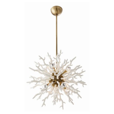 Diallo White Eight Light Small Pendant