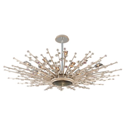  Silver Leaf 20-Light Pendant