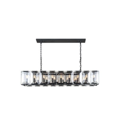 Monaco Matte Black 13-Inch 18-Light Pendant