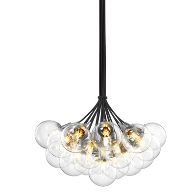 19 Light - Polished Chrome with Clear Glass - Pendant
