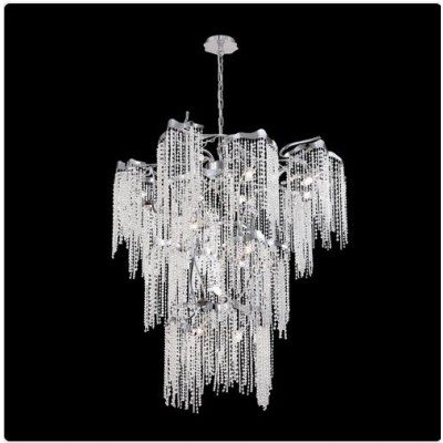 Chrome 40-Inch 19-Light Chandelier