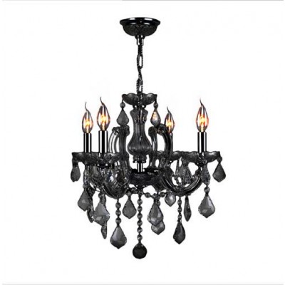 Chrome Four-Light Chandelier