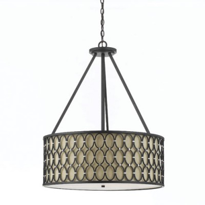 Cosmo Oil Rubbed Bronze Five-Light Pendant by Candice Olson