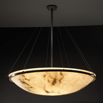 Design Group LumenAria 36-Inch Round Bowl Pendant with Ring