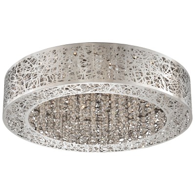 George Kovacs Chrome LED 24-Inch Flush Mount