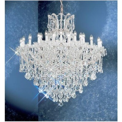 Chrome Thirty One-Light Chandelier