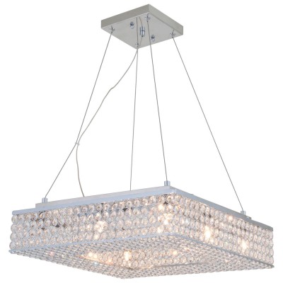 Helsinki Chrome 18-Inch Eight-Light Pendant