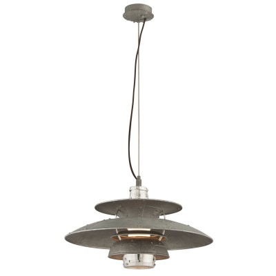Aviation Gray One-Light LED Fifteen-Inch Pendant