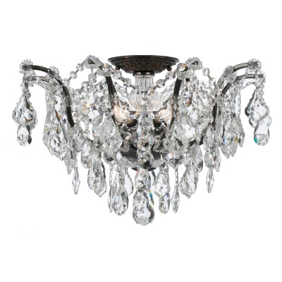 Group Filmore Vibrant Bronze Five-Light Semi-Flush Mount Fixture