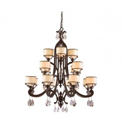 Bronze 16-Light Chandelier