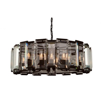 Palisades Matte Black Twelve-Light Pendant