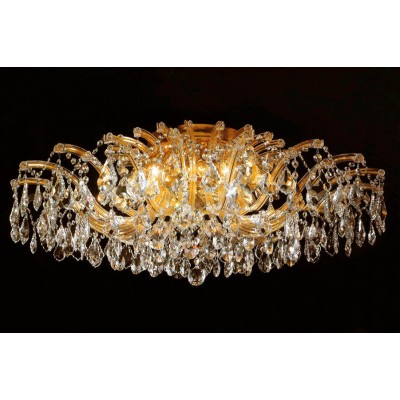 Maria Theresa flush mount crystal chandelier