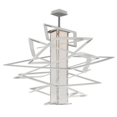 Tantrum Bronze with Polished Brass LED 43-Inch Height Pendant