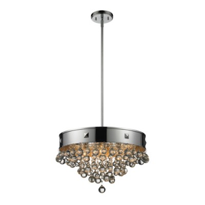 Chrome Four-Light Pendant