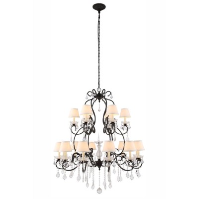  Bronze 24-Light Chandelier
