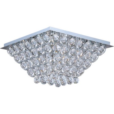 ET2 Brilliant Polished Chrome Sixteen-Light Flush Mount