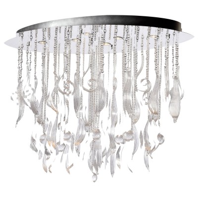 Chrome Six-Light Pendant