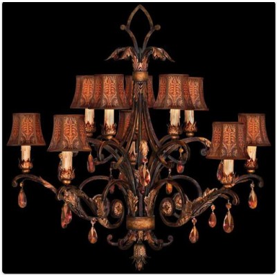 10-Light Chandelier in Bronzed Sienna Finish